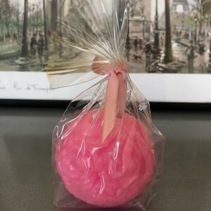 NWOT: Rose Ball Candle 